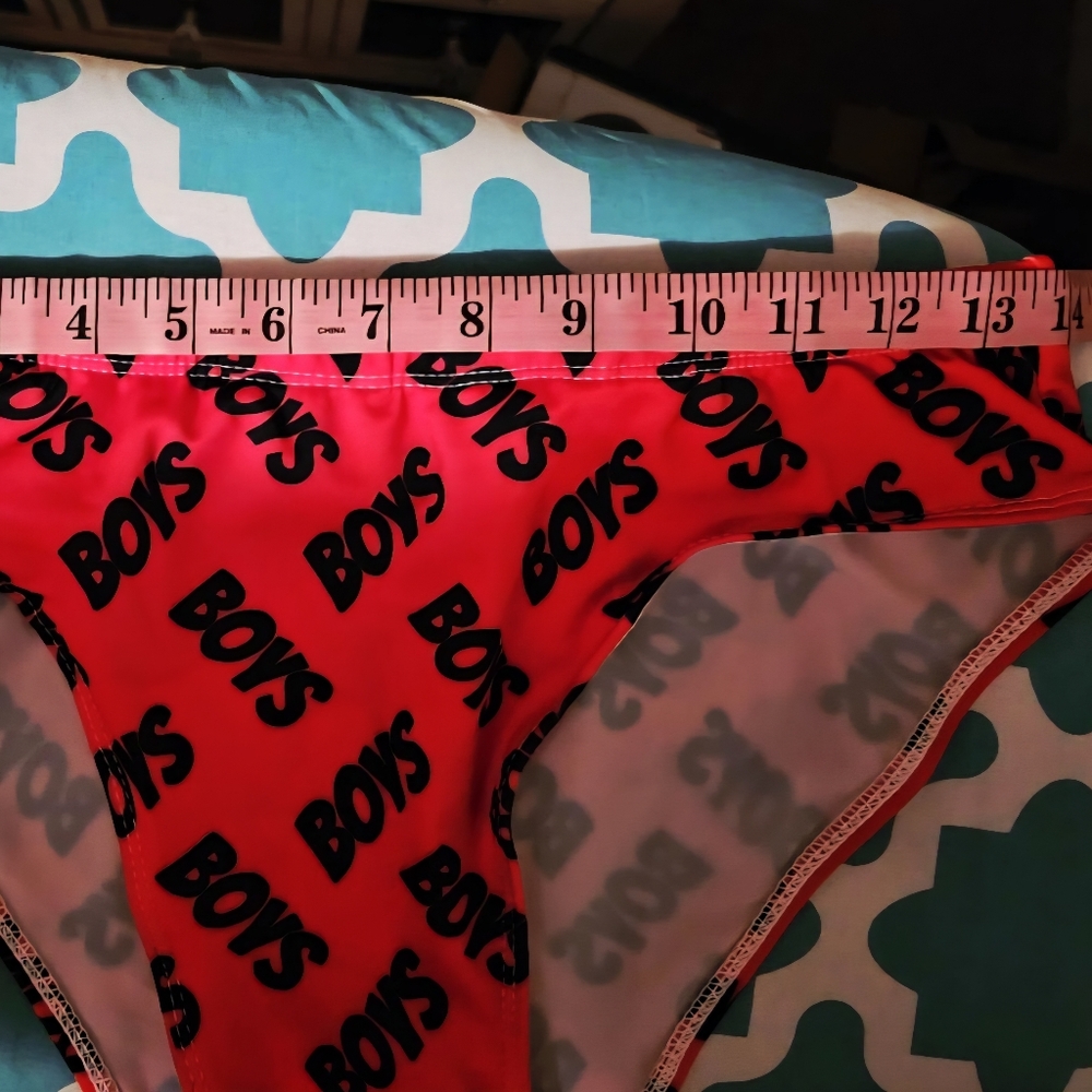 NWoT Cheeky "BOYS" swim brief - Picture 4 of 6